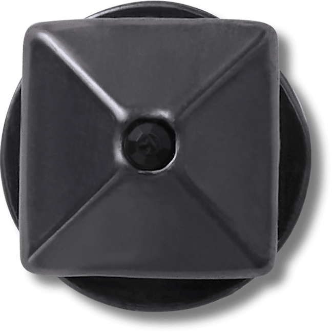 Light Silver Pyramid Stud