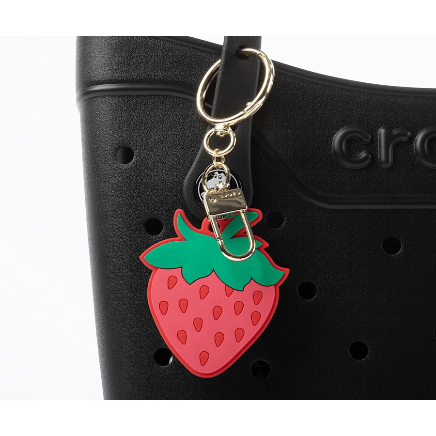 Strawberry Bag Charm Red - Red