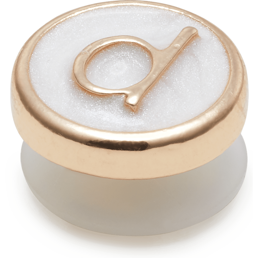 Tiny Pearlized Letter D