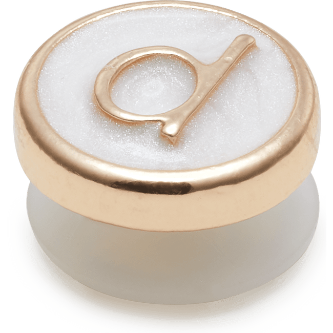 Tiny Pearlized Letter D