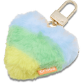 Plush Heart Bag Charm - Multi