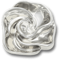 Silver Flower Swirl