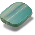 Green Glass Cut Stone