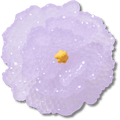Beaded Purple Flower