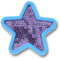 Purple Sequin Star