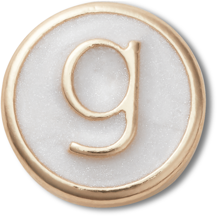 Tiny Pearlized Letter G