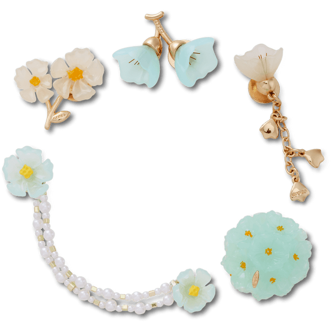 Blue Dainty Floral 5 Pack