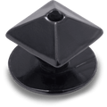 Light Silver Pyramid Stud