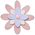 Faux Leathe r Pink Flower