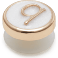 Tiny Pearlized Letter Q