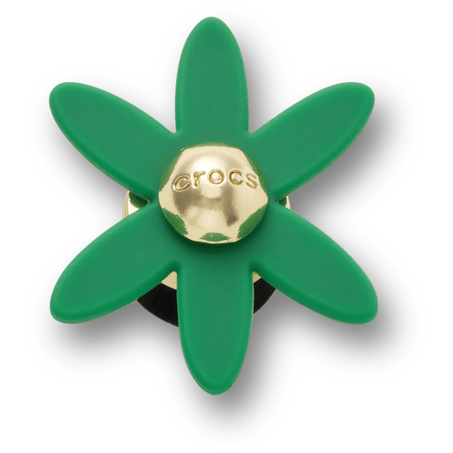 Retro Green Spinner Flower