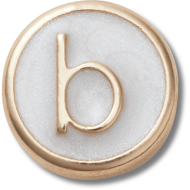 Tiny Pearlized Letter B