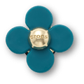 Retro Blue Spinner Flower
