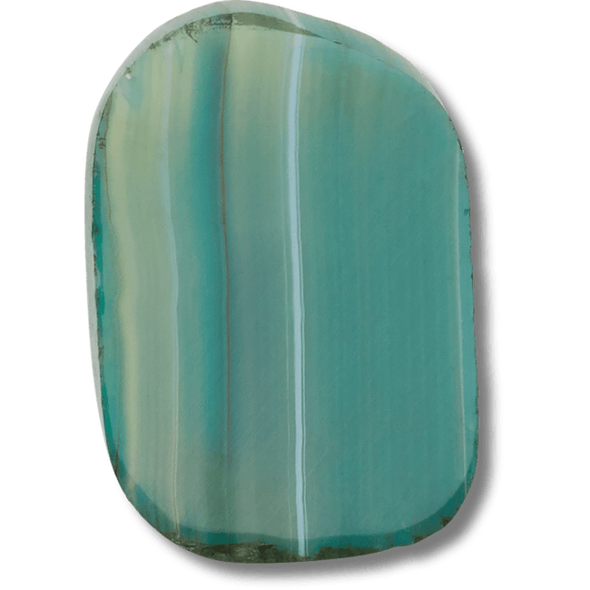 Green Glass Cut Stone
